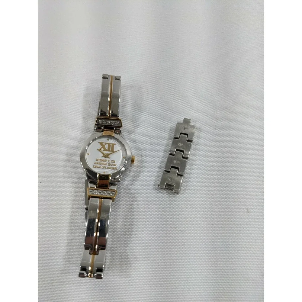 Womens Seiko  Big 12 Arrowhead Oklahoma Sooners 2008‎ Championship Players Watch